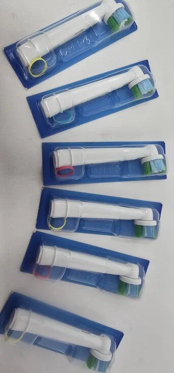 LOT OF 7 Oral-B Precision Clean X-Filament Replacement Brush Heads SEALED Loose - Picture 6 of 7